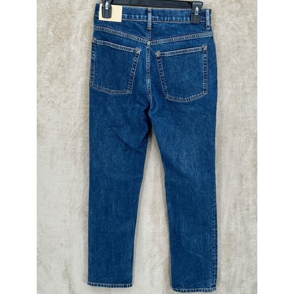 Everlane Jeans Womens 26S Blue The Way-High Slim Jean Stretch Denim Organic - Picture 2 of 10